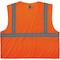 Ergodyne 8210HL Mesh Hi-Vis Safety Vest, Mesh Fabric, Polyester Mesh, Orange, Size XS 8210HL - alternate 3